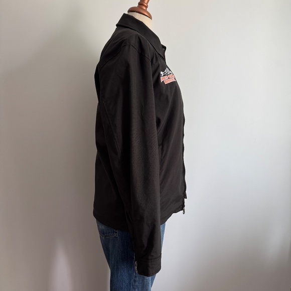 Harley Davidson - Black Canva Embroidered Jacket - Picture 6 of 16
